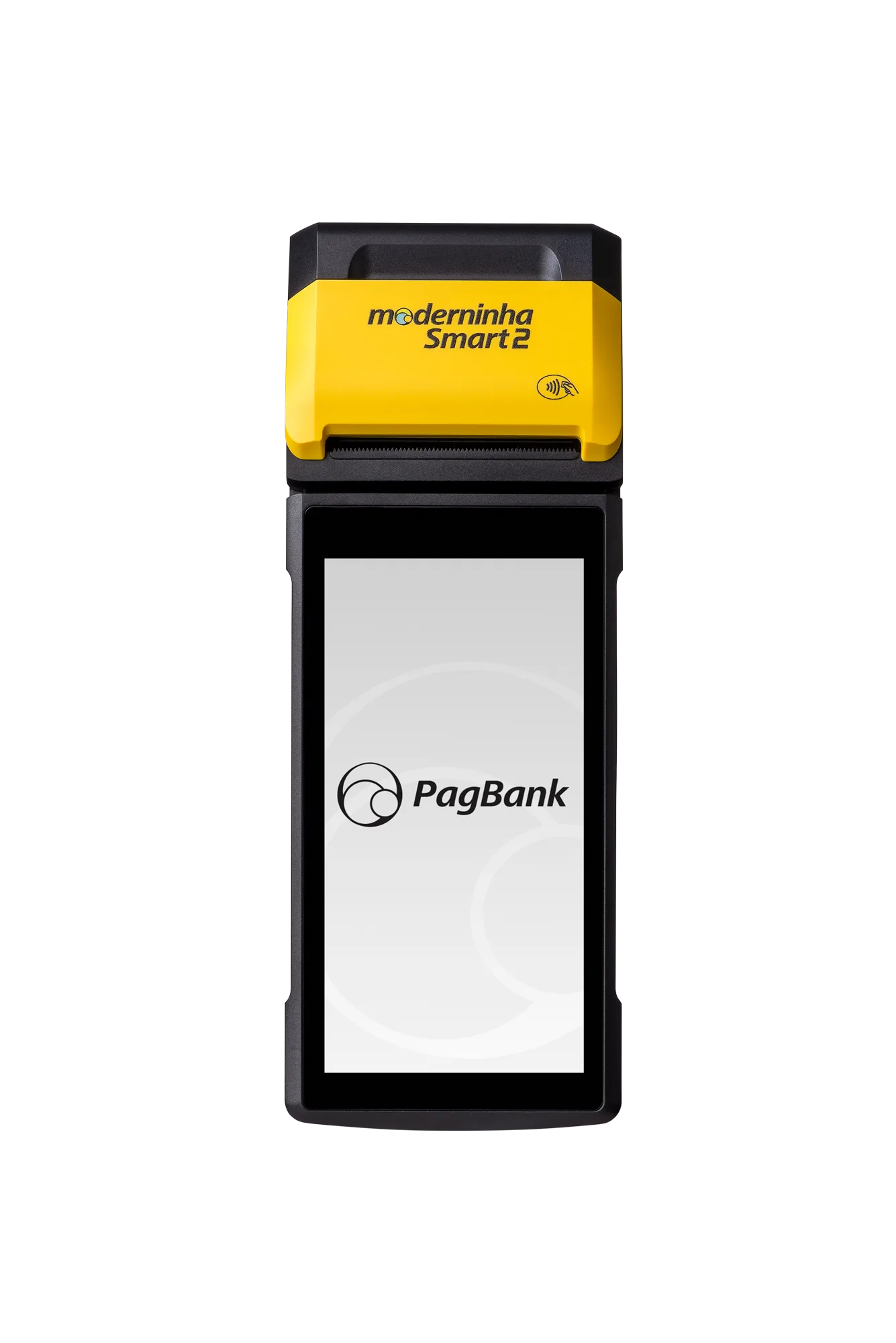 Maquininha de cartão Moderninha Smart 2, do PagBank