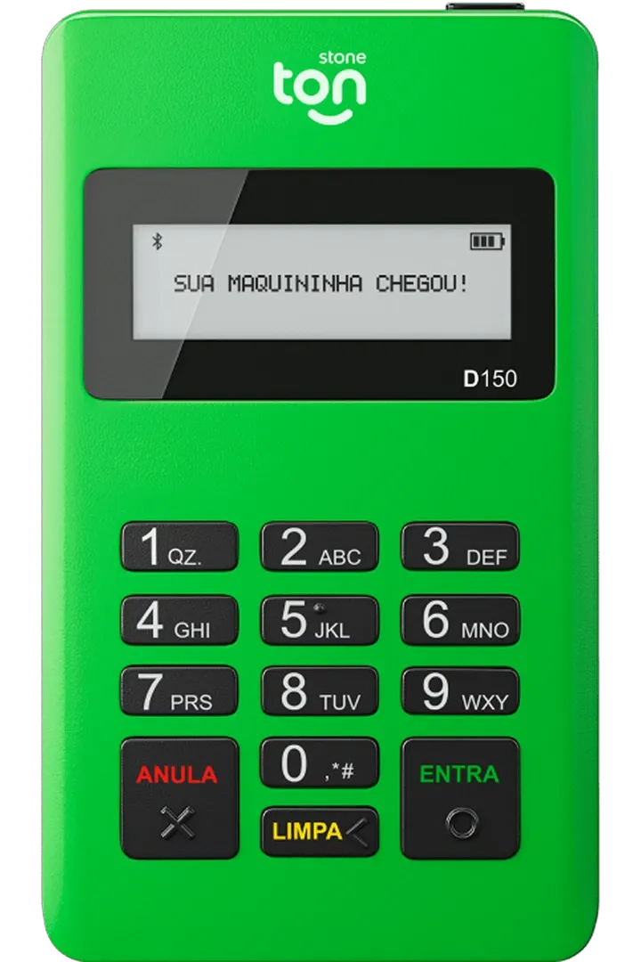 Maquininha de cartão TON T1